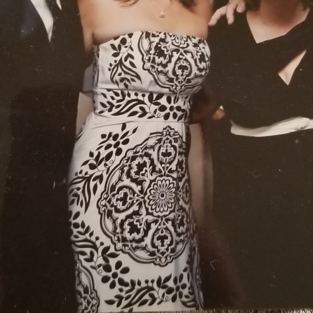 White House Black Market strapless dress
